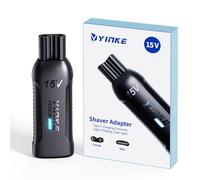 15V HQ8505 Type-C Shaver Charger Adapter Charging Converter for Philips Oneblade QP6530/QP6520/QP6620/QP6510, Shaver Series with Charging Indicator, HQ850 Mini USB-C Converter Charger Adapter (without