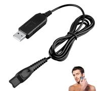 15V Shaver Charger Cable Compatible with HQ8505 Charger, Black Charging Cable for Philips Beard Trimmers, Power Cord for Philips Razor 3000/7000 Series