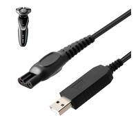 15V Shaver Charger Compatible with Philips One Blade Norelco Series 3000 5000 7000 9000 One Blade QP6520 QP6510 Beard Trimmers USB Charging Cord for Philips HQ8505 Fast Charge Replacement Power Lead