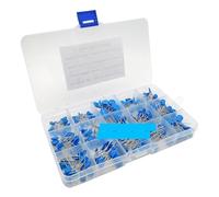 15Values*20PCS Capacitor Set High Voltage Ceramic Capacitors Assortment Assorted Kit Box 1nF 2.2nF 10nF 22nF 0.47nF 0.56nF-10nF