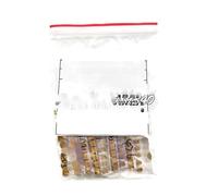 15Values SMD Tantalum capacitor assortment kit 1uf-220uf A/B Case Tantalum capacitor set 1UF 2.2UF 4.7UF 10UF 47UF capacitors