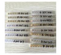 15Values SMD Tantalum capacitor assortment kit 1uf-220uf A/B Case Tantalum capacitor set 1UF 2.2UF 4.7UF 10UF 47UF capacitors EKFBQBGW