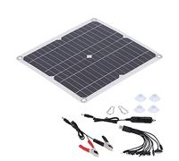 15W 18V Solar Panel Charger Board, Monocrystalline Silicon, IP65 - High Conversion Efficiency, Lightweight and Durable, Ideal for Indoor Outdoor Use