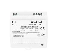 15W 30W 45W 60W Single Output DC 5V 12V 24V Industrial Power Supply Switch Input 100-240VAC DR-15 DR-30 DR-45 DR-60(24V,60W)