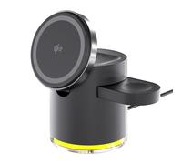 15w Charging Stand Hub Dock Station with Led Night Light Suitable for Phone Watch Earbud