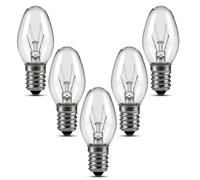 15W E14 Salt Lamp Bulbs Pack of 5, SES Small Screw Pygmy T20 Dimmable Incandescent Bulbs, 220-240V Warm White Replacement Bulbs for Himalayan Salt Lamps, Oven, Fridge, Wax Warmer & Lava Lamp