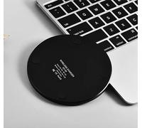 15W Fast Wireless Charging Pad - Ultra Slim Qi Charging Station for Smartphones, Earbuds & Android Devices - Universal Mobile Fast Wireless Charger for Desk or Travel Use