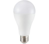 15W Frosted GLS LED Lamp, E27, Warm White - V-TAC