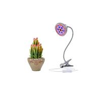 15W Full Spectrum 78 LED Clip Grow Light Flexible Desk Lamp for Indoor Plant Greenhouse AC100-240V