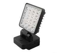 15W LED Work Light, 1500LM 16Pcs Leds LED Lights, LED Work Light For Metabo 18V Batteries, Adjustable Working Lights For Workshop Garage, Construction Site