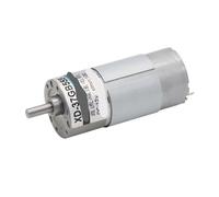 15W Micro Reducer Geared DC Motor 12v 24v Adjustable Speed CW CCW 37GB-555 High Torque Low Speed Mini Motor(24V 600RPM-MOT A BRACK)
