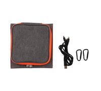 15W Monocrystalline Solar Panel Charger | Foldable Portable USB Solar Charger for Camping/Hiking/Backpacking | 22% High Efficiency, 5V 2.5A Output