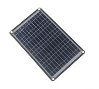 15W Portable Solar Charger Featuring Dual USB Output, Silicon Solar Panel For Sunlight Power Conversion, For Camping, Hiking, Travel