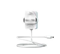 15W Power Supply Adapter for Echo Dot 3rd 4th 5th Gen Dot with Clock Dot Kids Edition Echo Show 5 1st 2nd Gen Spot Pop Fire TV Cube Charger 2M Power Cord 12V 1.25A UK Plug White