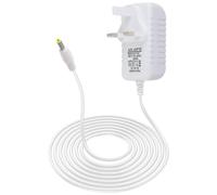 15W Power Supply Charger for Echo Dot (3rd/4th/5th), 12V AC Power Adapter Power Lead Replacement for Alexa Echo Pop with Clock Dot Kids Fire TV Cube Spot Pop Edition Show 5 (1st & 2nd Gen) (White)