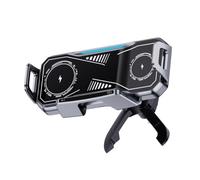 15W Rotatable Wireless Car Charger Mounts For Samsung For Z Fold 7/6/5 & Z Flip 7/6/5 With Type-C Input For Air Vent Mount