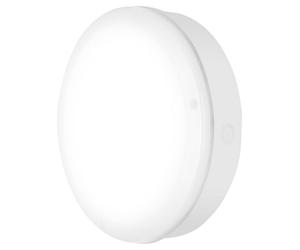 15W Round Surface Led Emergency Bulkhead With Sensor Ip65 3000K White