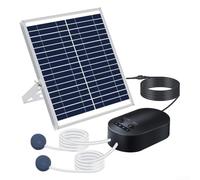 15W Solar Pond Aerator, Solar Powered Air Pump, High Power Solar Oxygen Pump, ABS+Aluminum Alloy, For Outdoor Garden Fish Tank Pool Small Pond