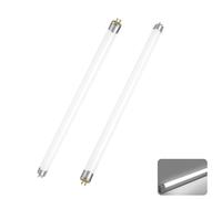 15W T8 Fluorescent Tube 450mm, G13 Base T8 Fluorescent Light Tubes, 6000K Cool White, 1100LM, Plug & Play Strip Light Bulb, No Flicker, 220V Energy Saving Light for Kitchen, Bathroom, Garage, 2 Packs