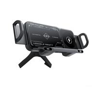 15W Wireless Car Phone Holder Mount for Samsung Z Fold Flip Auto Sensor Fast Charging 360 Degree Rotation Air Vent Dashboard Windshield Suction Stand(Black)