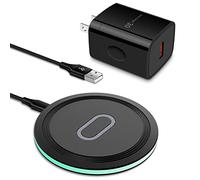15W Wireless Charger Fast Charging Pad for Samsung Galaxy S25 Edge Plus Ultra S25+ S24 S23 S22 S21 S20 FE, Note 20, 20+, Z Fold 7 6 5 4 5G, Z Flip 7 FE 6 5 4 5G