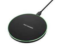 15W Wireless Charger - Wireless Charging Pad | Wireless Charging Station | Fast 15W Max Charger Pad | Fast Charging For Efficiency Portable With Light Design Safe Wireless For Laptop Electronics Phone