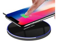 15W Wireless Charger - Wireless Charging Pad | Wireless Charging Station | Fast 15W Max Charger Pad | Fast Charging For Efficiency Portable With Light Design Safe Wireless For Laptop Electronics Phone