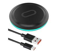 15W Wireless Charger with Instant Fast Charging Works for iPhone 16 15 14 13 12 11 Apple Series Compatible with Samsung Galaxy S25 S24 S23 S22 S21 S20 S10 S9 S8 S7 Android Devices