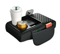 15w Wireless Charging Multifunctional Car Armrest Box, Car Arm Rest Cover, Arm Console Cushion, Comfortable And Sturdy Artificial Leather, Sleek, Practical Design, 1 Piece For Water Bottle Tissue Box