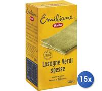 15x Barilla Emiliane Lasagne Verdi Egg Pasta Multipack 500 g