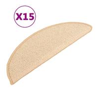 15x Carpet Stair Treads Protector Multi Colours 65x21x4cm/56x17x3cm vidaXL