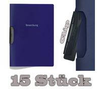 5x Durable Duraswing Job - Two-part Application Folders with Clip - Color BLUE