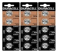 5X Duracell 1616 Lithium (5 Blister Packs of 1 Battery) 5 Batteries