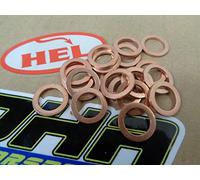 15x HEL Motorcycle Bike Car Brake Line Banjo Bolt Copper Crush Washers M12 12mm