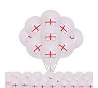 15X Latex Balloons England St George Flag Printed Football World Cup Party Decor