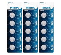 15x Philips CR2025 Lithium 3V Coin Batteries DL2025 BR2025 Car Key