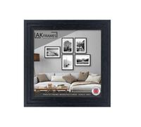 15X15Cm Black Modern Step Picture Frame - Perfect For Posters, Photos And Wall Art - Elegant Home Decor - Ak Frames