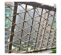 15x15cm Jute Hemp Climbing Net - Playground Rope Mesh 10mm Holes Outdoor Safety Net Various 1 Piece (2x4m)