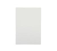 15x20cm Blank White Flat Stretched Board Art Canvas - 3mm Thick, Frameless, for Acrylic and Oil