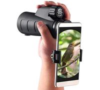 15x50 Monocular Telescope, High Powered Waterproof Monocular Compact With Night Vision 22mm Large Obular Lenses BAK4 Prisma Monoculars for adults and children Bird watching