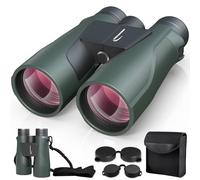 15x56 Binoculars for Adults High Powered - Aurosports HD Large View Binoculars with Clear Low Light Vision - Lightweight Easy Focus Binoculars Bird Watching Hunting Hiking Cruise Travel - Green
