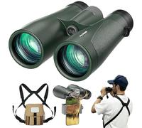 15X56 Professional UHD Binoculars for Adults High Powered with Phone Adapter and Harness, Super Bright Waterproof Binoculars for Hunting Stargazing Bird Watching Hiking Travel