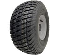 15x6.00-6 Grass Lawnmower Wheel 65mm Hub, 4-ply P332 Tyre on Rim 20mm Bearings