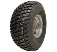 15x6.00-6 grass tyre on rim-lawnmower - cart-buggy, trailer, 25mm BB