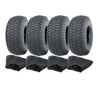 15x6.00-6 Lawnmower Tyres & Tubes 4ply Wanda P332 TR13 Inner Tubes (Set of 4)