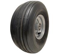 15x6.00-6 Multi Rib Lawnmower Wheel Wanda 6ply P508 Tyre Steel Rim 25mm Bearings