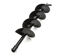 15x80cm Hole Digger Earth Auger Metal Drill Bit 150mm Diameter 800mm Length Petrol Garden Bulb Fence Post Plant Tree Borer Driller Digger
