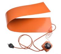 15x91.5cm Flexible Silicone Rubber Heating Pad, 110/220V Silicone Heater Mat Rubber Heating Pad Blanket for Guitar Side Bending w/Controller(110 V)