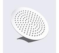 16/12/10/8/6/4 inch Round & Square Showerhead Stainless Steel Polished Chrome Wall Mounted Bathroom Rainfall Shower Heads,15cm 6in Round,as Shown