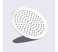 16/12/10/8/6/4 inch Round & Square Showerhead Stainless Steel Polished Chrome Wall Mounted Bathroom Rainfall Shower Heads,20cm 8in Square,as Shown